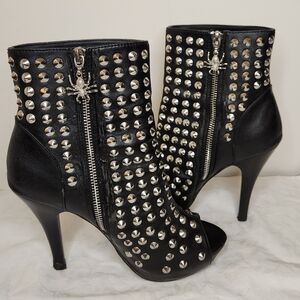 Studded high heels